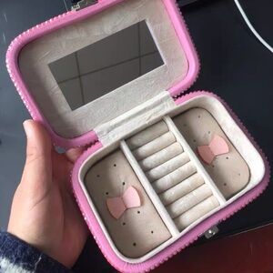 Hello Kitty Jewelry Box Organizer Y2K Pink Crystal